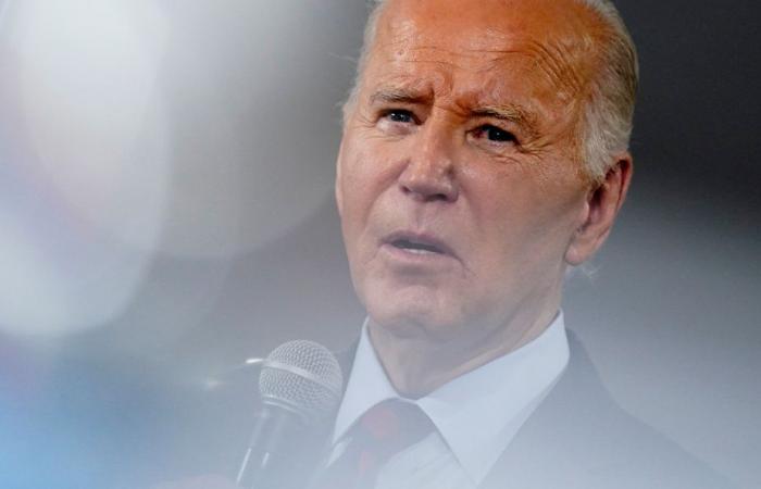 “¡Enciérrenlo!” » | Biden usa un eslogan de Trump… contra Trump