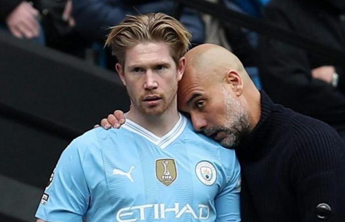 Pep Guardiola sacude al Manchester City por Kevin De Bruyne