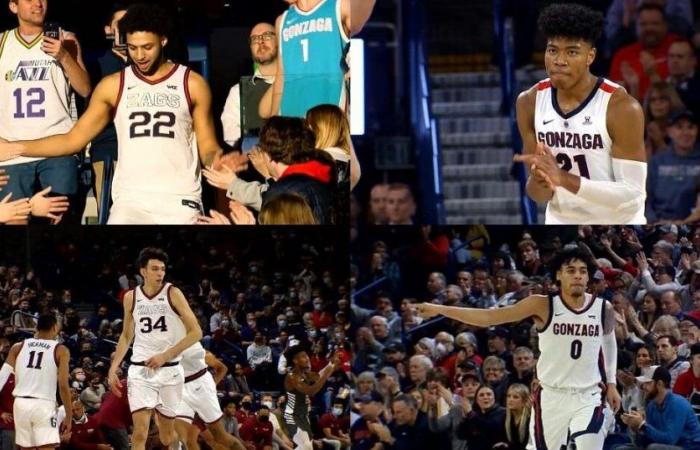 11 ex Gonzaga Bulldogs en las plantillas de la NBA para el día inaugural | Baloncesto masculino Gonzaga