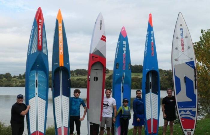 Intercambio. El surf de remo está en auge