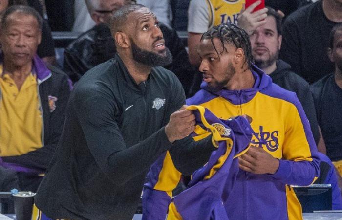 “Aunque me haga muy viejo, este momento seguirá siendo inolvidable”: Lebron James en el cielo tras jugar 2 minutos y 41 segundos con su hijo en la NBA