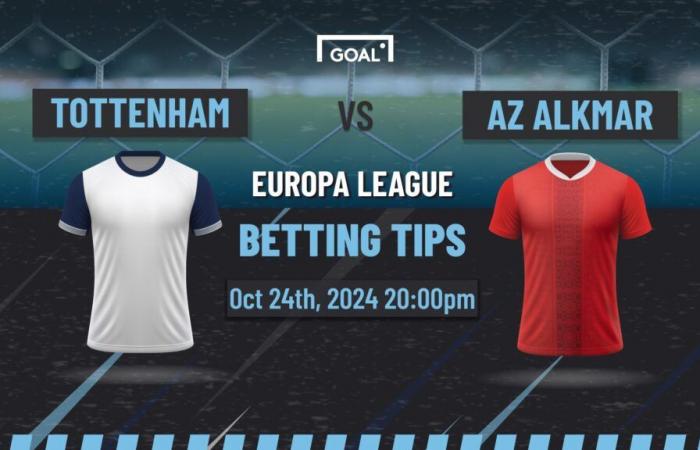 Predicciones y consejos de apuestas del Tottenham vs AZ Alkmaar: los Spurs triunfan en Europa