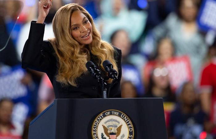 “Estoy aquí como madre”, dice Beyoncé que vino a apoyar a Harris