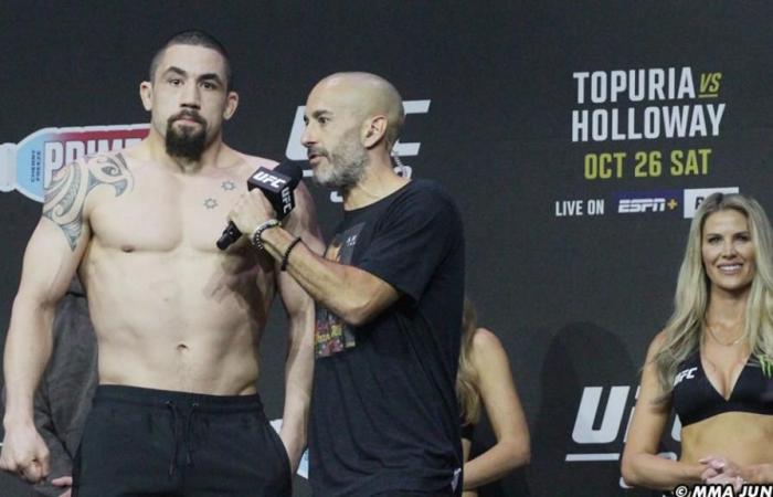 Khamzat Chimaev derrotó. Robert Whittaker en UFC 308: Las mejores fotos de Abu Dhabi