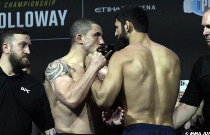 Khamzat Chimaev derrotó. Robert Whittaker en UFC 308: Las mejores fotos de Abu Dhabi