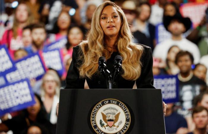 Beyoncé muestra su apoyo a Kamala Harris en Texas