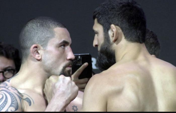 Khamzat Chimaev derrotó. Robert Whittaker en UFC 308: Las mejores fotos de Abu Dhabi