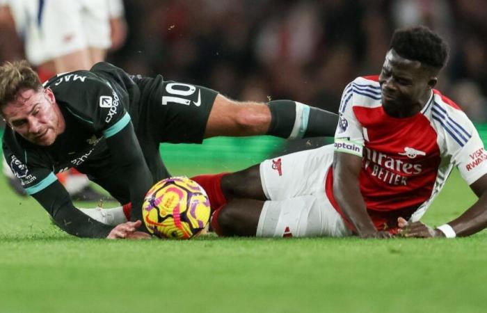 Premier League: el Liverpool se resiste al Arsenal