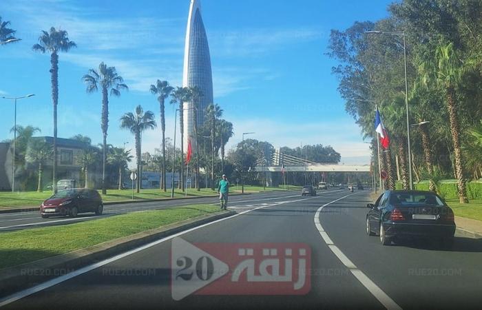 Rabat se condecora para recibir al presidente francés, Emmanuel Macron (fotos y vídeo)