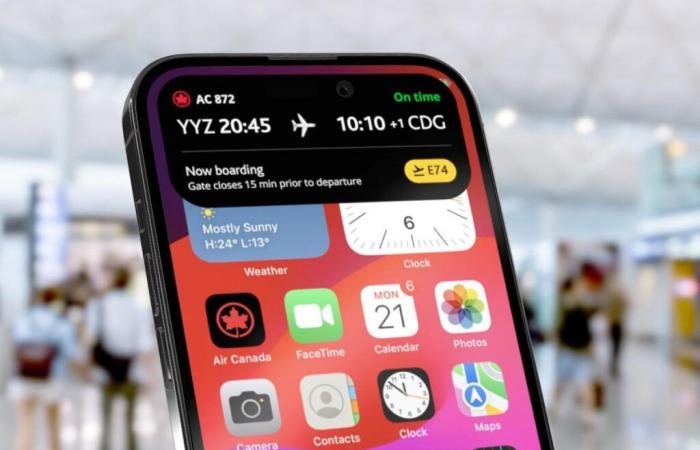 Air Canada mejora su aplicación: actualizaciones de vuelos en tiempo real de un vistazo