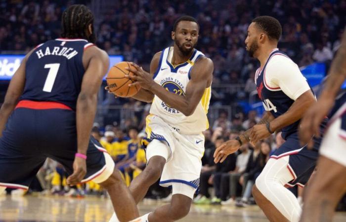 Andrew Wiggins y Steph Curry calificados en la derrota de los Warriors ante los Clippers