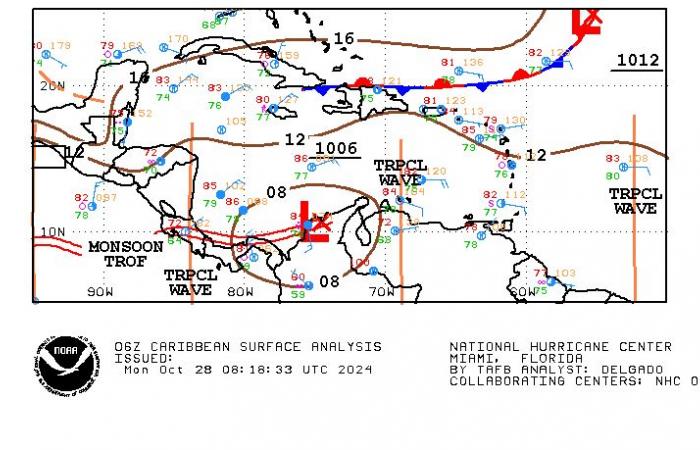 Los modelos de pronóstico siguen siendo inconsistentes sobre el desarrollo del Caribe – 104,5 WOKV