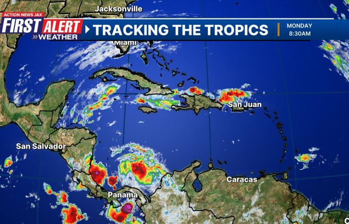 Los modelos de pronóstico siguen siendo inconsistentes sobre el desarrollo del Caribe – 104,5 WOKV