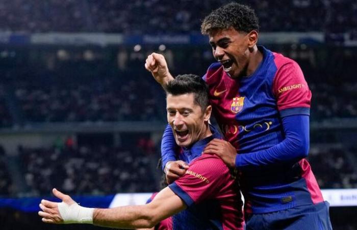 Liga. El Barça aplasta al Real, Lewandowski eclipsa a Mbappé y Vinicius