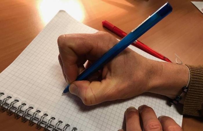 En Brest, sesión de escritura para personas que han sufrido un cáncer en el Beaj Kafe, el 9 de noviembre