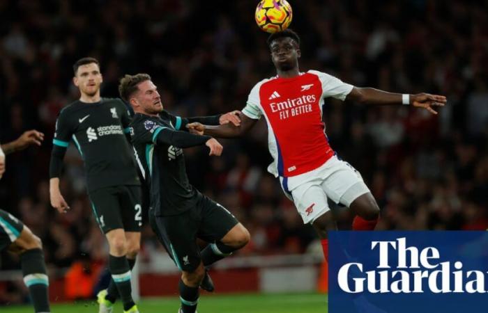 Arsenal 2-2 Liverpool: valoraciones de los jugadores de la Premier League | primera división