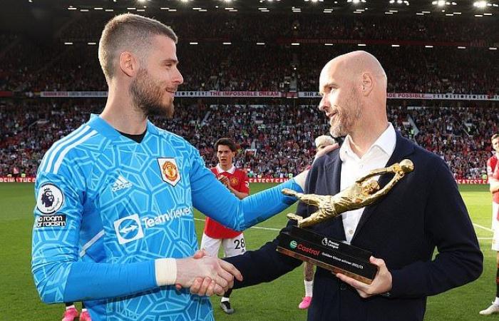 David de Gea hace una crítica no tan sutil a Erik ten Hag después de que despidieran al entrenador que lo echó del Man United después de 12 años