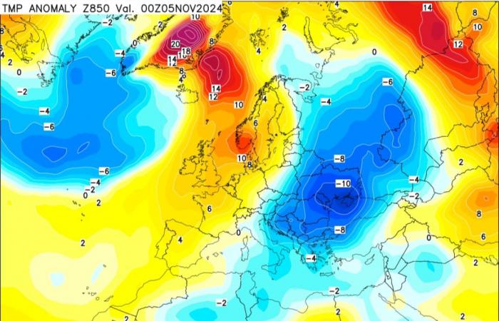 Giro climático: del calor fuera de temporada a la primera NIEVE a baja altura