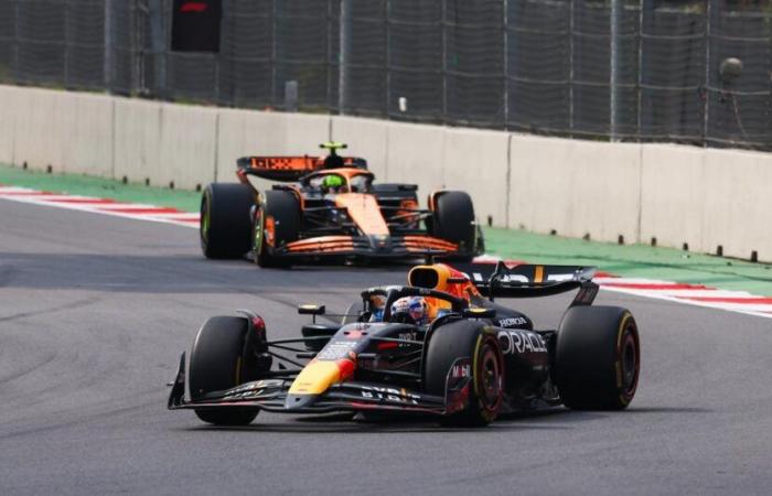 Las cosas se vuelven a calentar entre Lando Norris y Max Verstappen en el GP de México (vídeo)