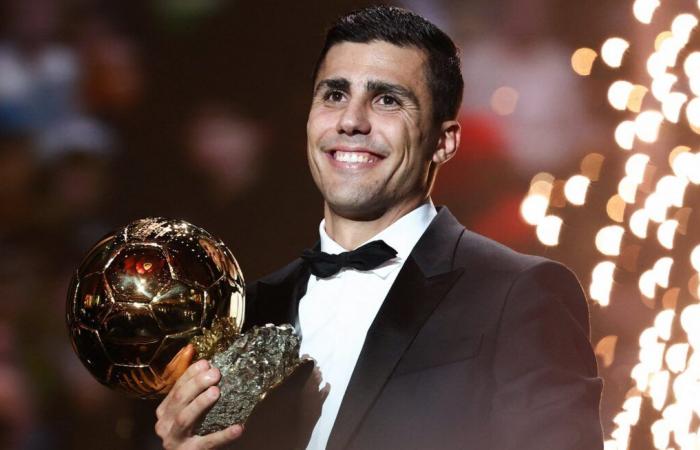 Rodri Hernández gana el Balón de Oro 2024 al mejor jugador del mundo