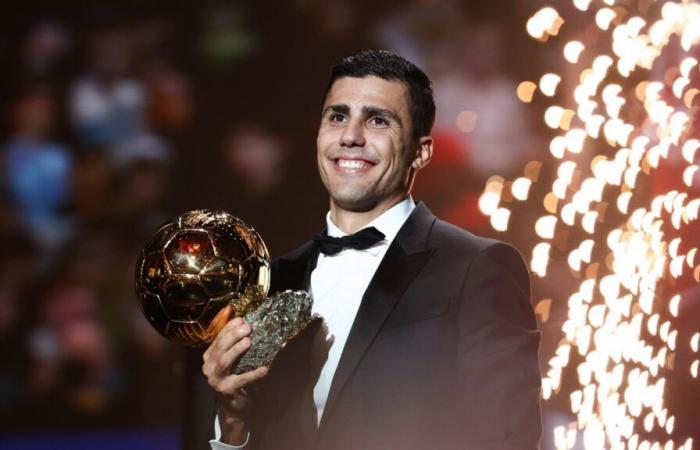 El español Rodri causa sensación y gana el Balón de Oro 2024