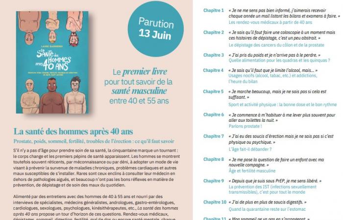 PARÍS: Movember, el libro sobre la salud masculina después de los 40 de Laure Dasinières