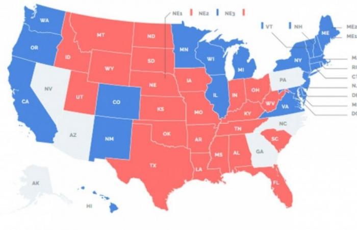 Elecciones americanas de 2024: ¿qué es el “espejismo rojo”, ese fenómeno que bien podría causar sorpresa?