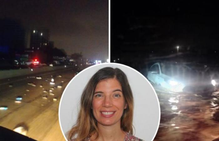 Teresa (37) estuvo un rato atrapada en su auto: “Cuando el agua nos llegó a las caderas, salimos gateando del auto por la ventana”