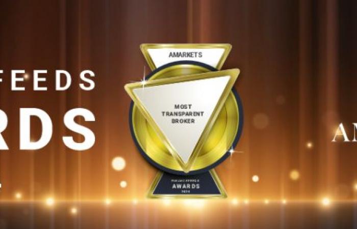 AMarkets gana el premio al corredor más transparente en los premios FinanceFeeds Awards 2024