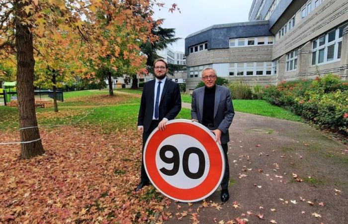 Todas las carreteras departamentales de Eure volverán a circular a 90 km/h en 2026