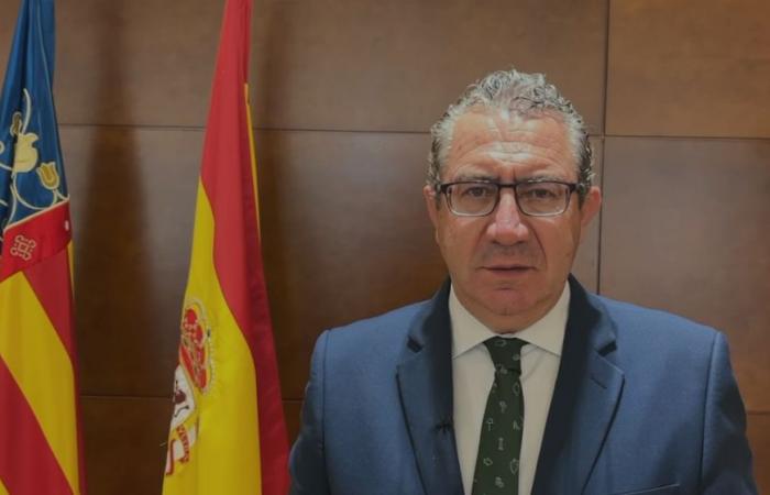 Toni Pérez muestra sus condolencias a las familias de las víctimas de la DANA, especialmente en la provincia de Valencia