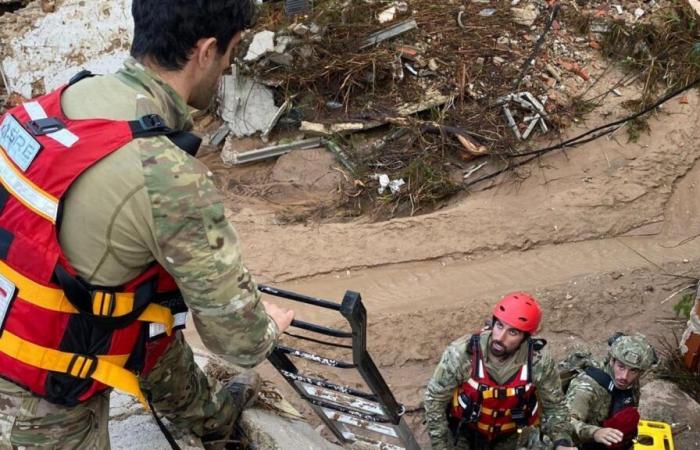 la DANA sorprende a los boinas verdes en la tragedia de Albacete