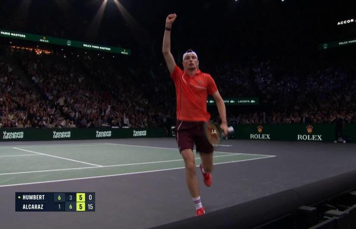 Ugo Humbert se enfrenta a Carlos Alcaraz y mejora el récord francés en octavos de final