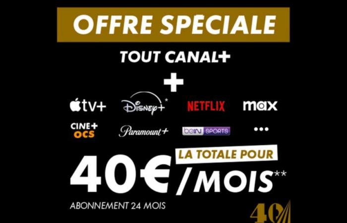 Canal+: oferta especial 50% de descuento en “todo Canal+”, Netflix, Max y Disney+