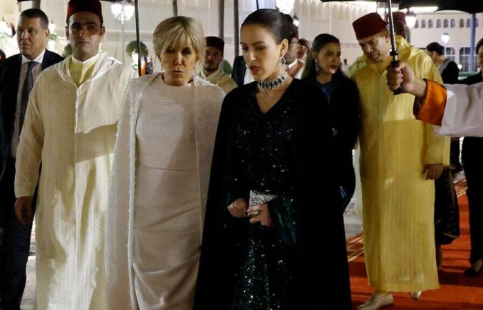 Durante la visita de Emmanuel y Brigitte Macron a Marruecos, la princesa Lalla Khadija hizo su debut en el escenario público