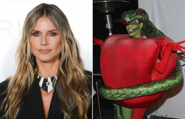 Heidi Klum recuerda el percance del disfraz de Halloween cuando tenía 8 meses de embarazo (exclusivo)