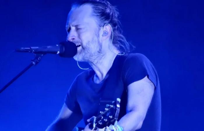 Thom Yorke atacado por un espectador durante un concierto en Australia