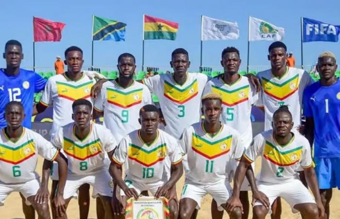 CAN Beach Soccer: el presidente de la CAF felicita a Senegal por su nuevo título continental