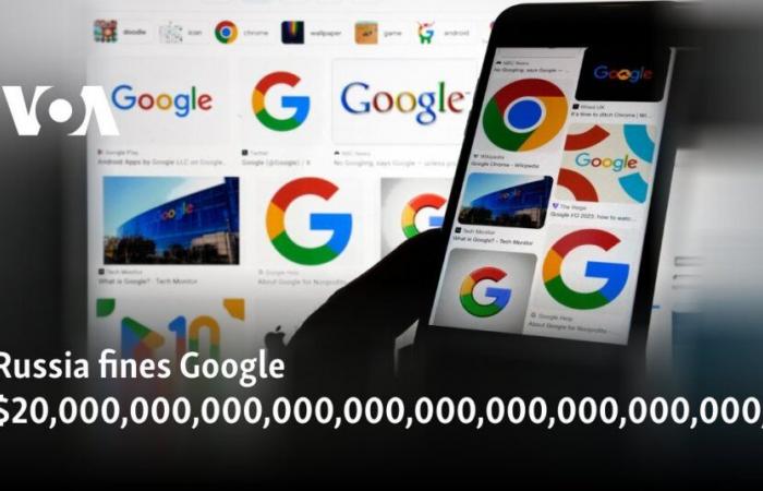 Rusia multa a Google con 20.000.000.000.000.000.000.000.000.000.000.000.000