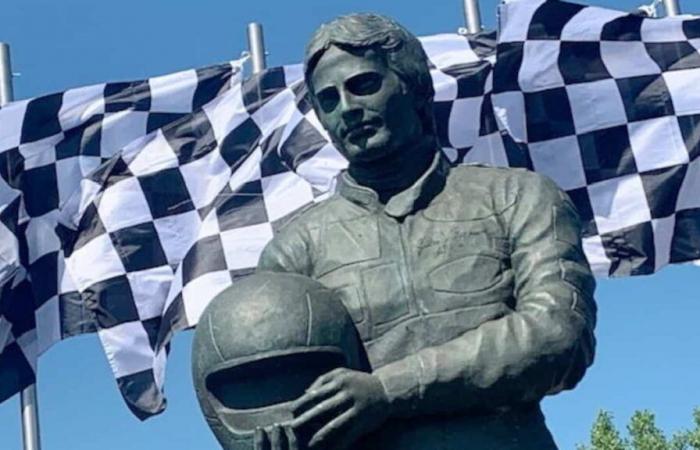 La estatua de Gilles Villeneuve robada del exterior del museo en su honor