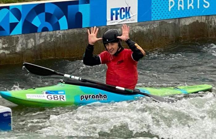 Dos jóvenes campeones franceses de piragüismo y kayak en Bearnais