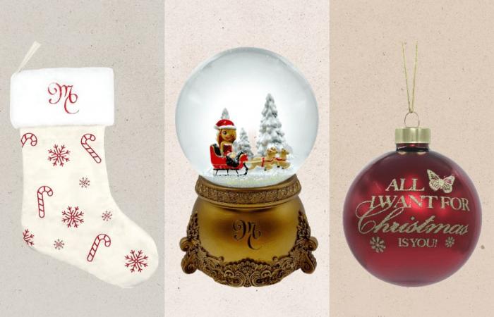 Decoraciones navideñas de Mariah Carey, globos de nieve, adornos: compre en línea