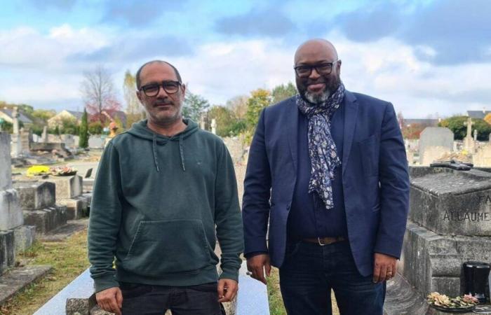 Trélazé. Un guardián del cementerio