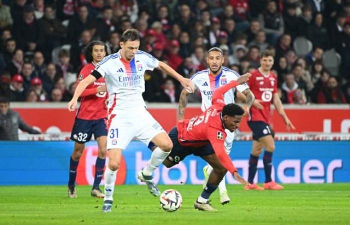 Lille pillado en la cuerda floja por OL en la Ligue 1