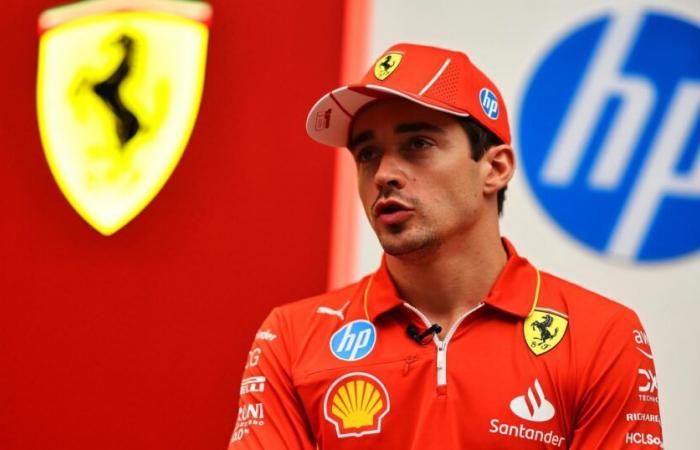 Leclerc se entera del destino de la penalización de la FIA después de un error en la palabra F