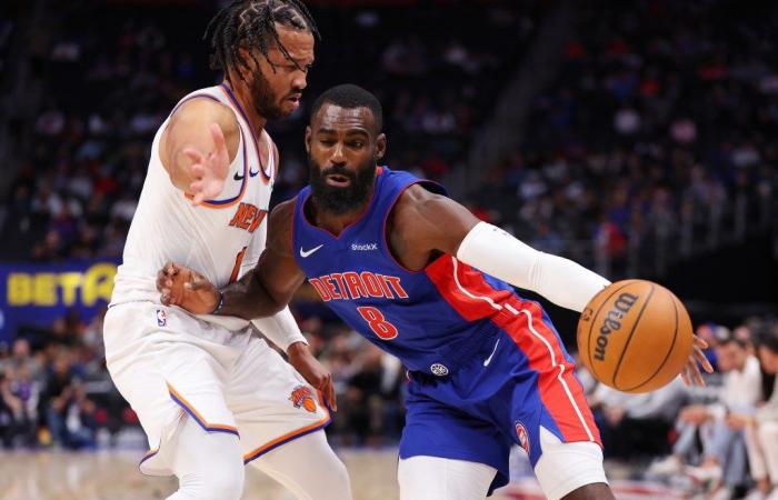 Los Knicks derrotan a los Pistons y comienzan 2-0 una gira de cuatro partidos como visitante