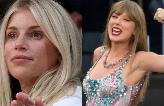 Haciendo caso omiso de la ‘celosa’ Kelly Stafford, la novia del mariscal de campo de la NFL de 36 millones de dólares celebra el principal objetivo de su relación con Taylor Swift