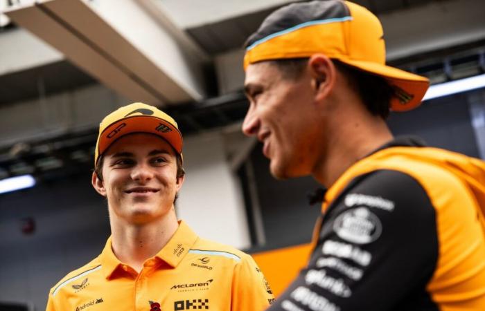 Piastri listo para darle la victoria al sprint en la F1 de Brasil a Norris