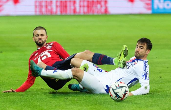 El OL consigue un punto al final del partido contra el Lille (1-1)