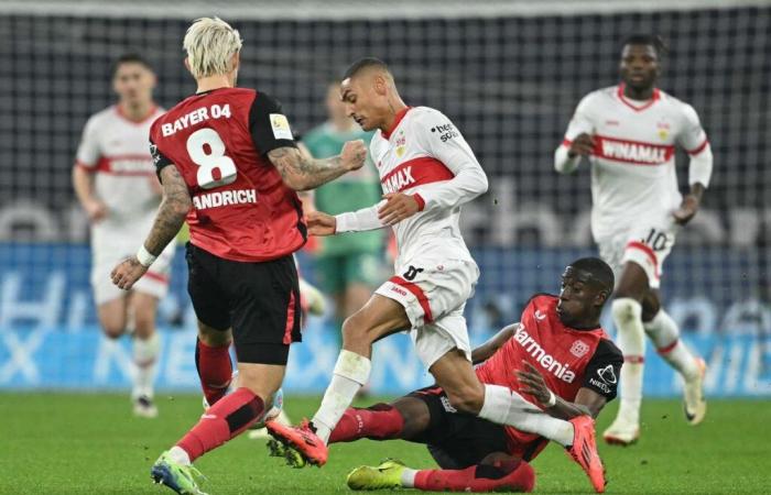 Bundesliga: Nubel protagoniza el empate del Stuttgart ante el derrochador Bayer Leverkusen